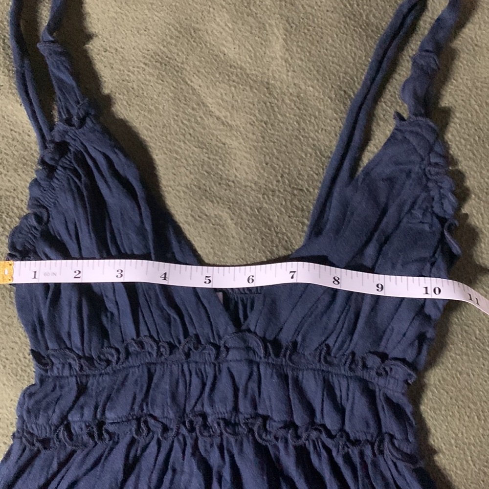 Lucy Love navy blue dress.  Size medium - Picture 8 of 10